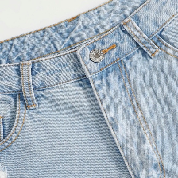 Ripped jean shorts - Picture 3 of 4